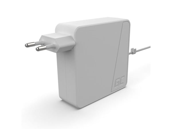 Green Cell - Strömadapter - AC - 60 Watt - vit - för MacBook Pro with Retina display 13.3" (Late 2012, Early 2013, Late 2013, Mid 2014, Early 2015)