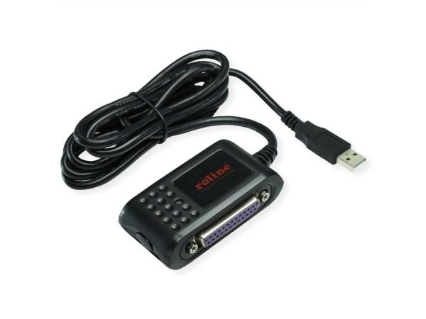 Roline 12.02.1017 USB / Parallel / Seriel Adapter [1x USB - 1x Seriel (9-pol.), Parallel (IEEE 1284)] Lajittelu 1,8 m