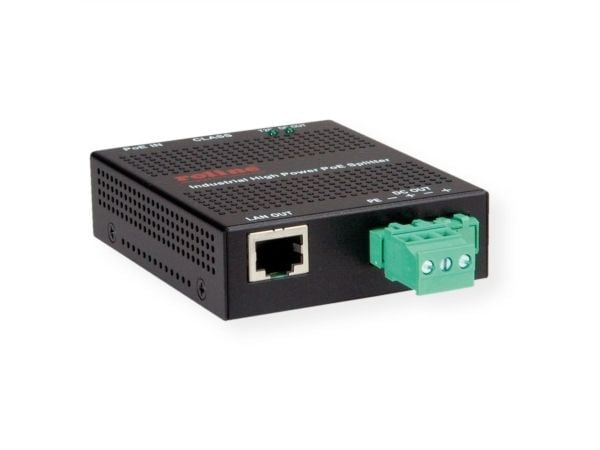 ROLINE 21.13.1175, Gigabit Ethernet, 10,100,1000 Mbit/s, IEEE 802.3af, IEEE 802.3at, Sort, Metall, 30 W