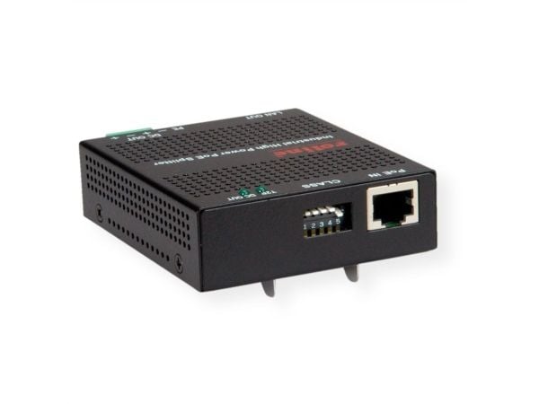 ROLINE 21.13.1175, Gigabit Ethernet, 10,100,1000 Mbit/s, IEEE 802.3af, IEEE 802.3at, Sort, Metall, 30 W
