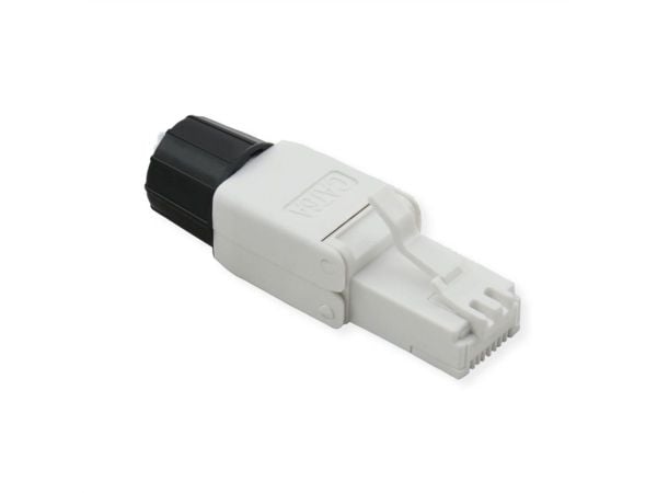 ROLINE 21.17.0324, RJ-45, Hvit, Hankjønn, Rett, Cat6a, U/UTP (UTP)