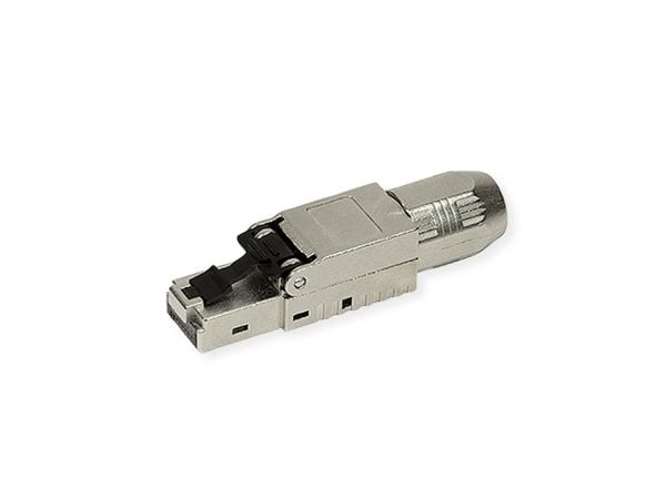 ROLINE 21.17.0325, RJ-45, Sølv, Hankjønn, Rett, Cat6a, S/UTP (STP)