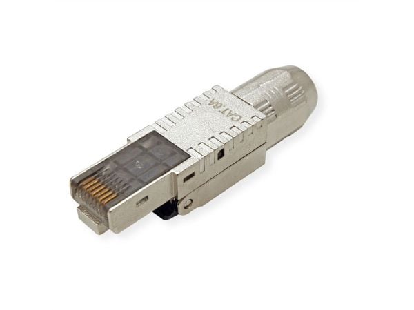ROLINE 21.17.0325, RJ-45, Sølv, Hankjønn, Rett, Cat6a, S/UTP (STP)