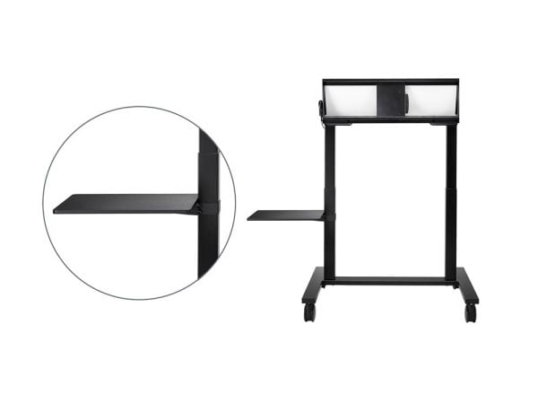 Optoma TB01 - Hylla - för notebook - svart - sidomontering