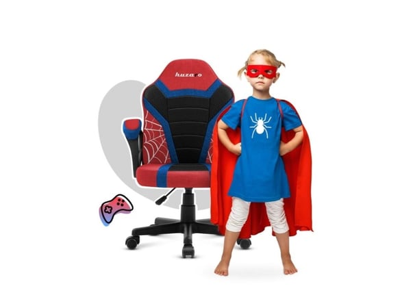 Huzaro Ranger 1.0 Spider, Flatt sete, Maskenett, Sort, Blå, Rød, Sort, Blå, Rød, Netting, Netting