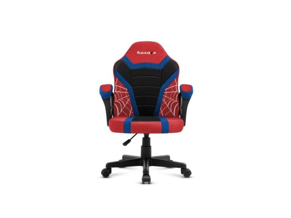 Huzaro Ranger 1.0 Spider, Flatt sete, Maskenett, Sort, Blå, Rød, Sort, Blå, Rød, Netting, Netting
