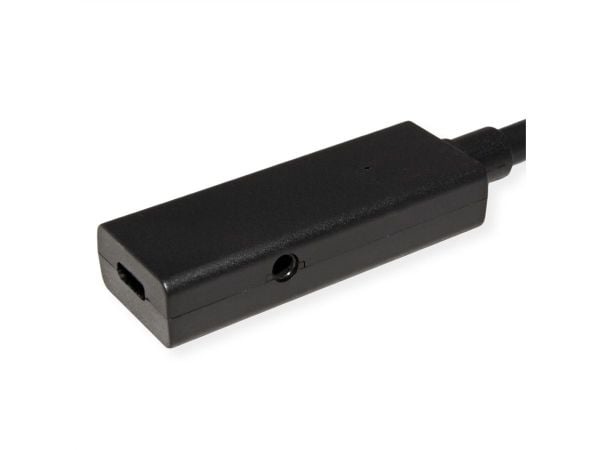 ROLINE USB 3.2 Gen 2 Repeater-kabel, C-C, ST/BU, kun data, 5 m (12.04.1105)
