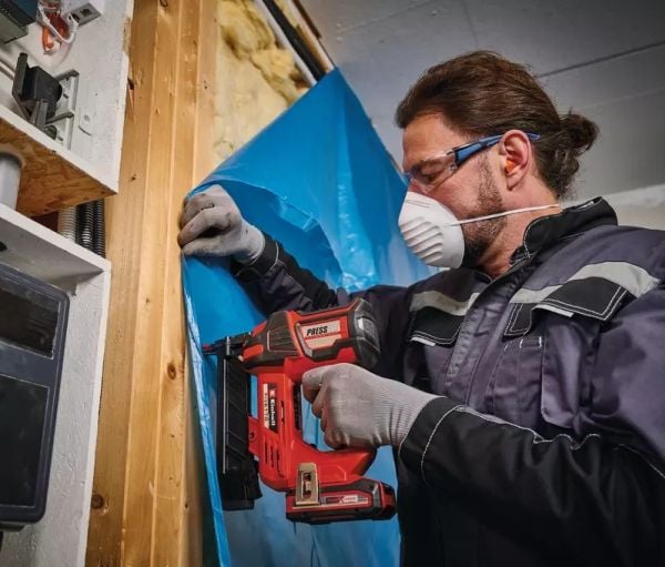 Einhell FIXETTO 18/38 S, 500 hæfteklammer, Sort, Rød, Batteri, 2,82 kg - SOLO