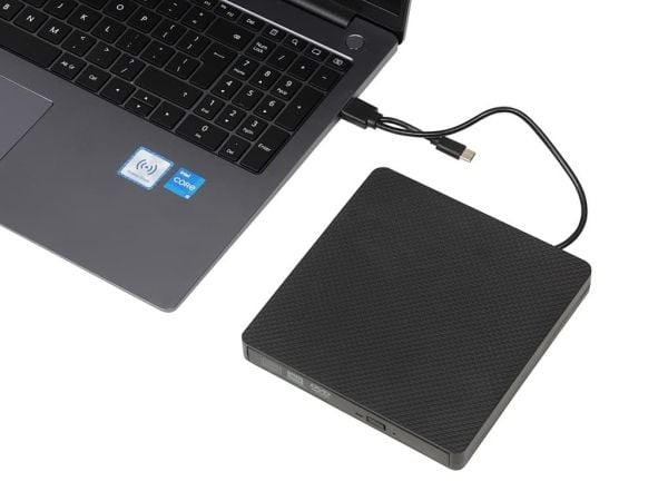 iBOX IED03 - Platestasjon - DVD-RW (-R DL) - 8x/8x - USB 3.2 Gen 1 - ekstern - svart