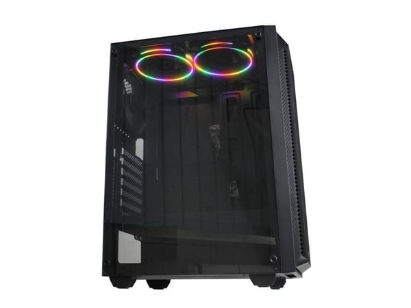iBox CETUS 906, Midi Tower, PC, Sort, ATX, Micro ATX, Spilling, Multi