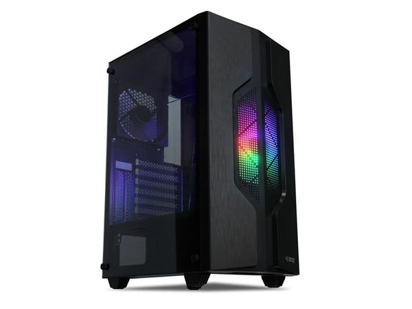 iBox CETUS 908, Midi Tower, PC, musta, ATX, mikro ATX, Pelaaminen, Multi