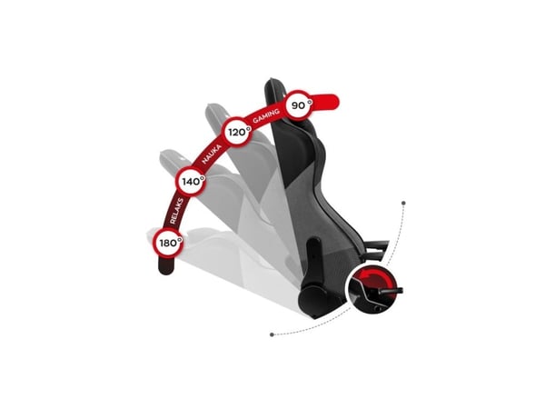 Huzaro Force 6.2, PC-gamingstol, 130 kg, Bøttesete, Polstret Rygg, Billøp, Universell