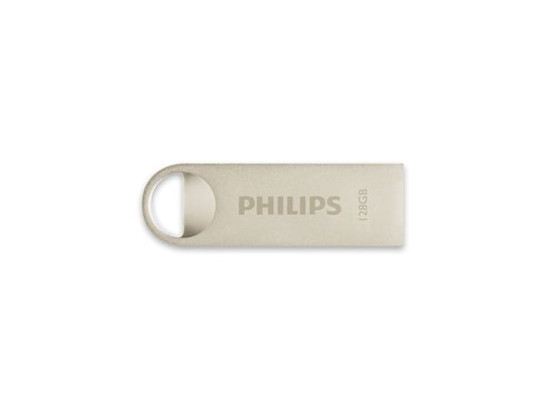 Philips Click, 32 GB, USB Type-C, 3.2 Gen 1 (3.1 Gen 1), 120 MB/s, Med lokk, Gjennomsiktig, Hvit