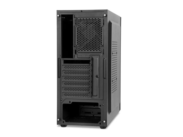 iBox ANTILA 39, Midi Tower, PC, musta, ATX, mikro ATX, Pelaaminen, 15 cm