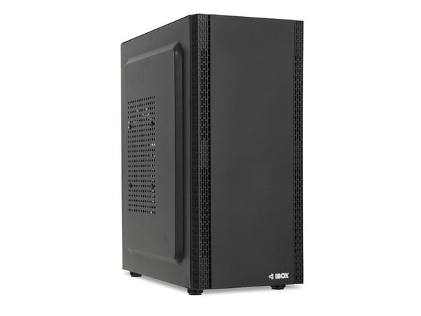 iBox ANTILA 39, Midi Tower, PC, musta, ATX, mikro ATX, Pelaaminen, 15 cm