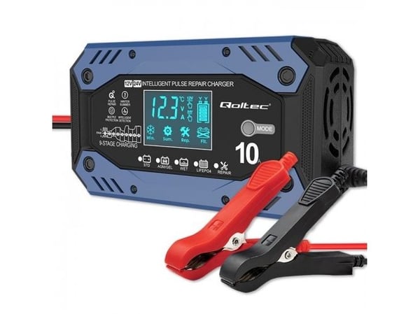 Qoltec Akkulaturi - 12/24 V
