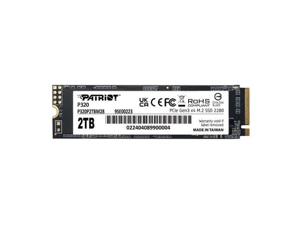 Patriot-muisti P320, 2 TB, M.2-muisti