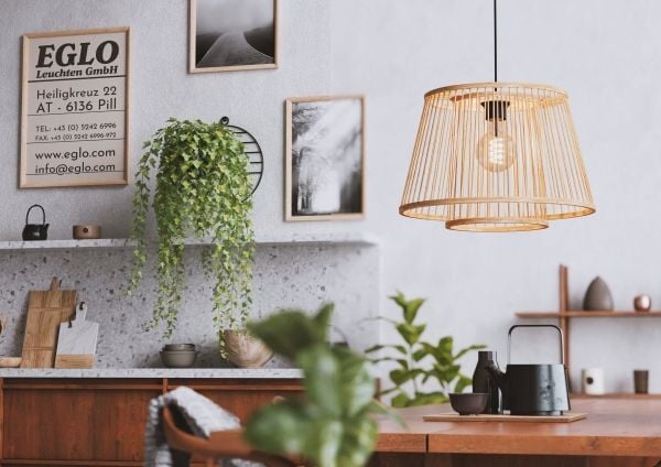 EGLO 43852, 1 ampuller, E27, IP20, Naturlig, Stål