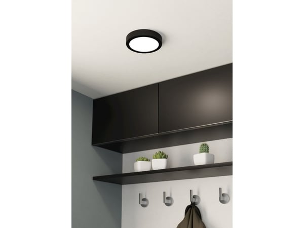 EGLO FUEVA 5 PLAFOND Ø160 11W 1350LM DÆMPB. SORTERE
