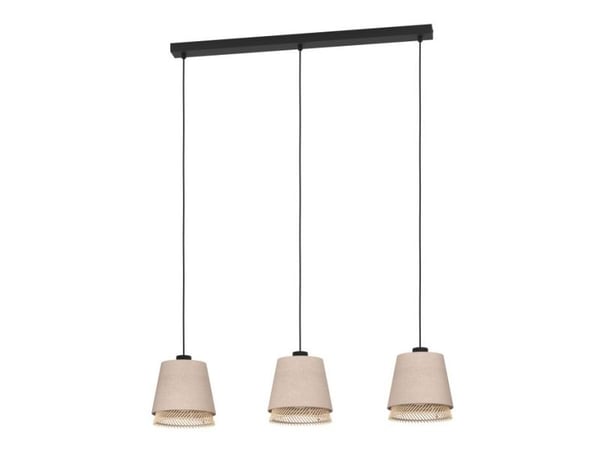 EGLO BORD LANGBORD L890 3XE27 NATURLIG