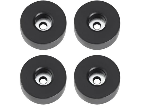 adam hall 4907 M4 AH, Fötter, Svart, Polyvinylklorid (PVC), 38 mm, 38 mm, 15 mm
