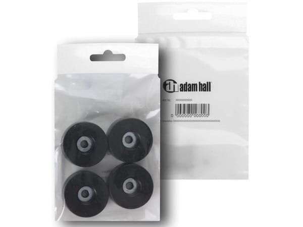 Adam Hall 4907 M4 AH Kumijalkasarja 4 kpl
