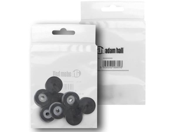 Adam Hall 4904 M8 AH Kumijalkasarja 8 kpl