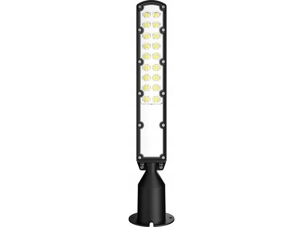 BestService ute-gatelampe Lumax Era LU050ERA 30W 6000lm 4000K NW 840 IP65 m. skumringssensor og vinkeljustering