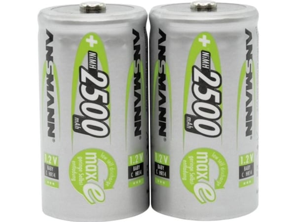 ANSMANN - Akku 2 x C - NiMH - (ladattava) - 2500 mAh