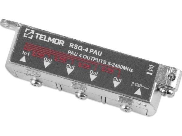 Telkom-Telmor RSQ-4 PAU QUICK SPLITTER 4X 2,4G TELMOR fiberoptisk omformer