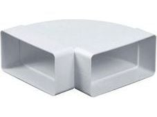 AWENTA Horisontell armbåge 90° plan 55 x 110 mm (KP55-24/90)