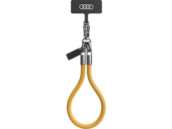 JetWorld Audi universal telefonsnor 28cm 8mm gul/gul AU-HSL8-R8/D1-YW