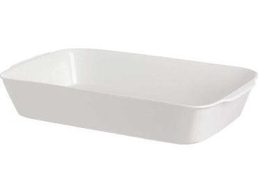 Hvit porselens bakeform Anghiari - hvit, 26 x 15 cm