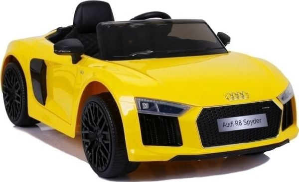 Lean Cars Elbil på batteri Audi R8 Spyder gul lakk