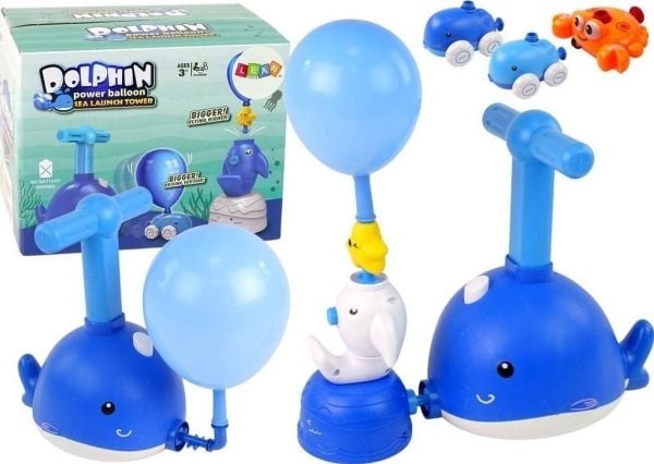 LeanToys ballongkaster delfin sportsbil