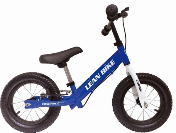 LeanToys sparkesykkel/løpe-sykkel CROWN blå