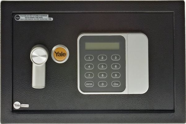 Yale YSG/200/DB2, Frittstående safe, Sort, Kombinasjonslås, 8,6 l, Stål, Gulv/vegg