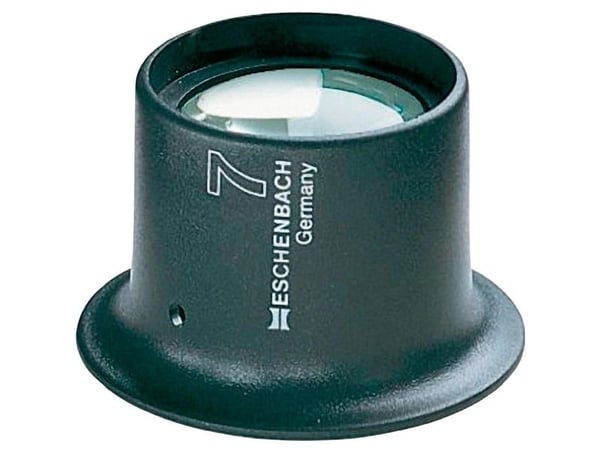 Eschenbach 11245 urmakerlupe forstørrelsesfaktor 5 x, linsestørrelse (Ø) 25 mm antrasitt