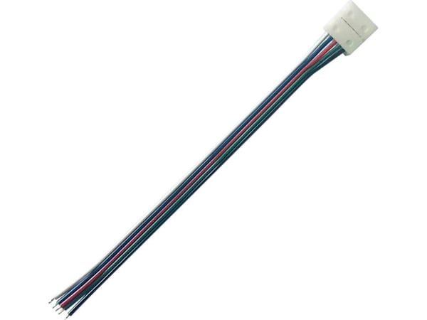 Orno LED-liitin RGBW 12mm, yksipuolinen, kaapelin kanssa