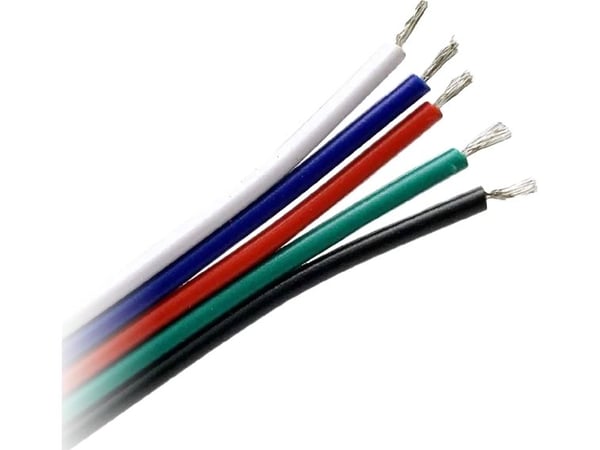 Orno Kabel for RGBW LED strips, 5x0,35mm2, 25m