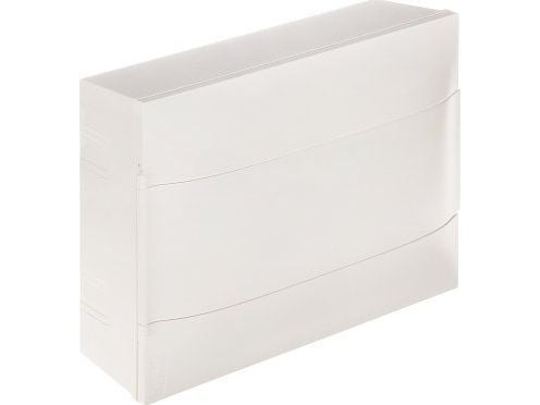 Legrand modulär fördelartavla PRACTIBOX S utanpåliggande vit 1x12 dörr 1x1P B16 RX3 135421P