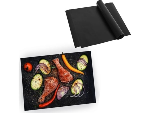 Tadar BBQ grillmatta 40 x 33 cm 3 delar