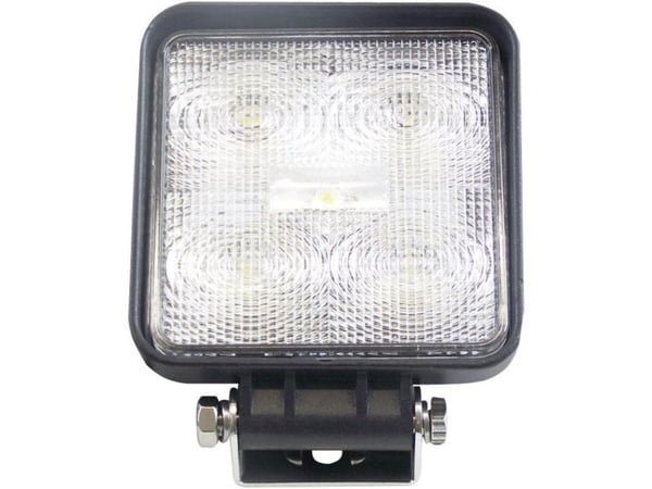 Berger & Schröter arbeidslys 12 V, 24 V, 5x3 W, 1150 lm, nærfeltbelysning (B x H x D) 110 x 110 x 41 mm, 900 lm, 6000 K