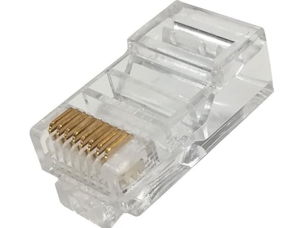 NetRack RJ45 UTP cat. 5e pistoke, johto, Netrack, läpivienti (100 kpl)