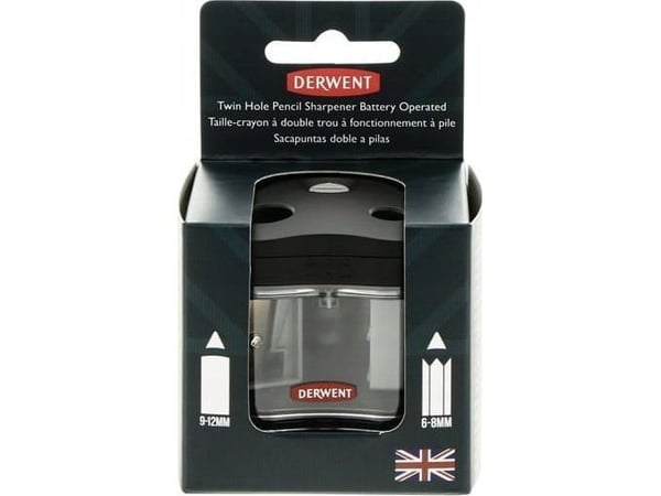 Derwent Battery Operated Twin Hole Sharpener