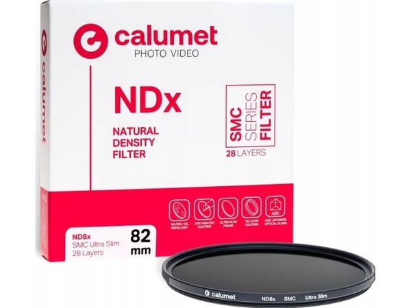 Calumet Filter Calumet Filter ND8x SMC 82mm Ultra Slim 28 Layers