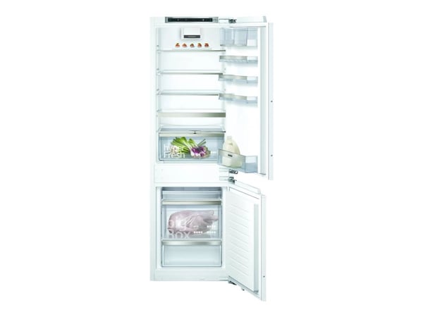 Siemens iQ500 coolEfficiency KI86SHDD0 - Kjøleskap/fryser - bunnfryser - innebygd - fordypning - bredde: 56 cm - dybde: 55 cm - høyde: 177.5 cm - 2...