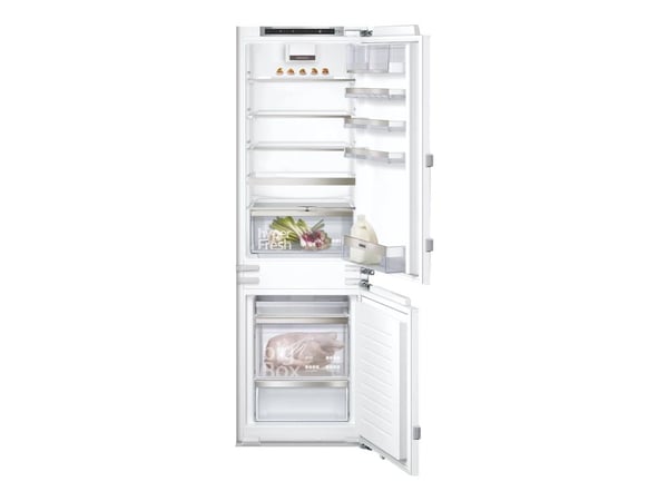 Siemens iQ500 coolEfficiency KI86SHDD0 - Kjøleskap/fryser - bunnfryser - innebygd - fordypning - bredde: 56 cm - dybde: 55 cm - høyde: 177.5 cm - 2...