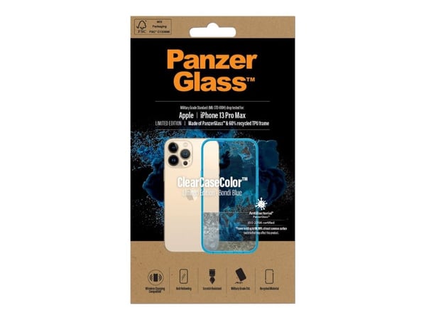 PanzerGlass 341, Suojus, Apple, Apple - iPhone 13 Pro Max, 17 cm (6.7"), Sininen