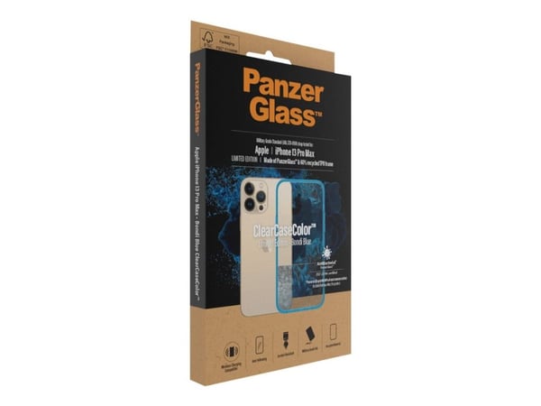 PanzerGlass ClearCaseColor - Limited Edition - baksidesskydd för mobiltelefon - ram av 60 % återvunnen TPU (termoplastisk polyuretan) - Spårvagnsbl...
